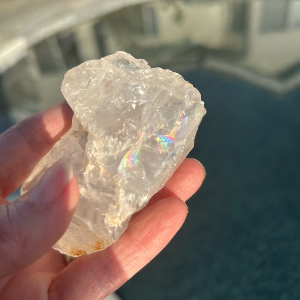 Rainbow Quartz Crystal